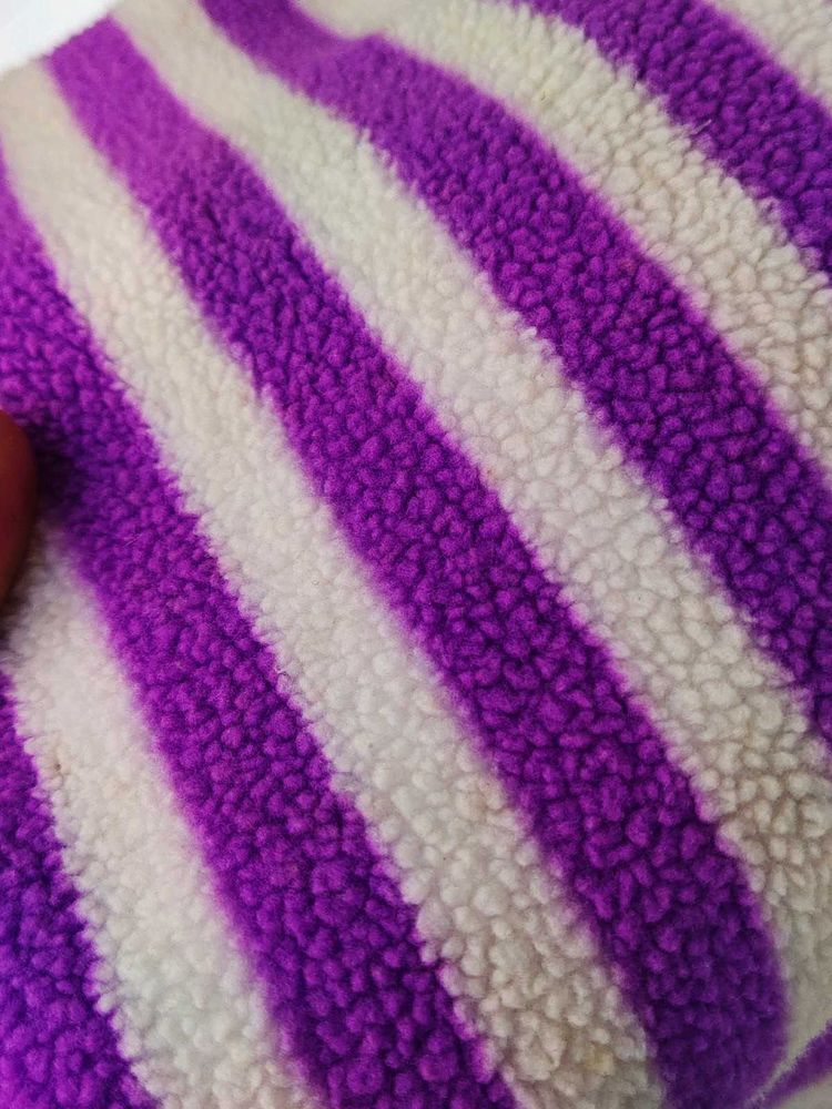 Wet-Free Baby Sheet – Purple &amp; White (21x28 inch)