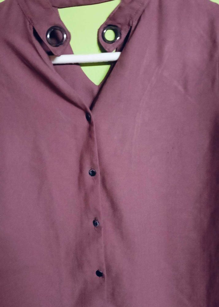 Peach Colour Short  Shirt