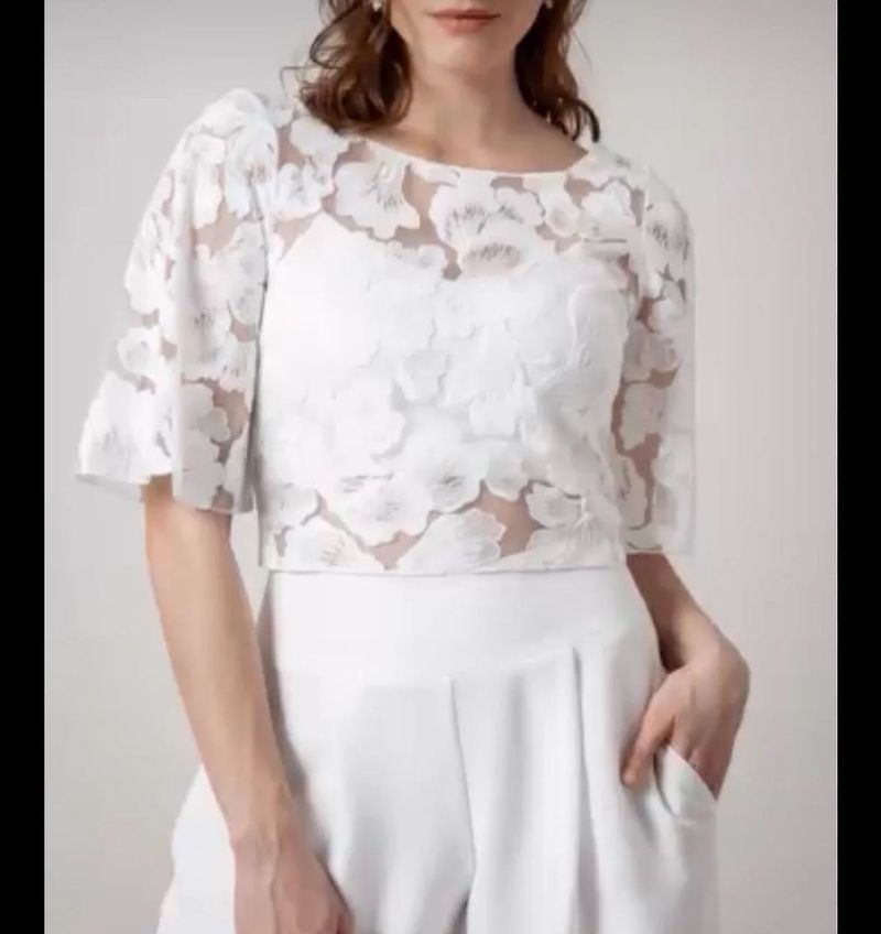 Floral Lace Crop Top