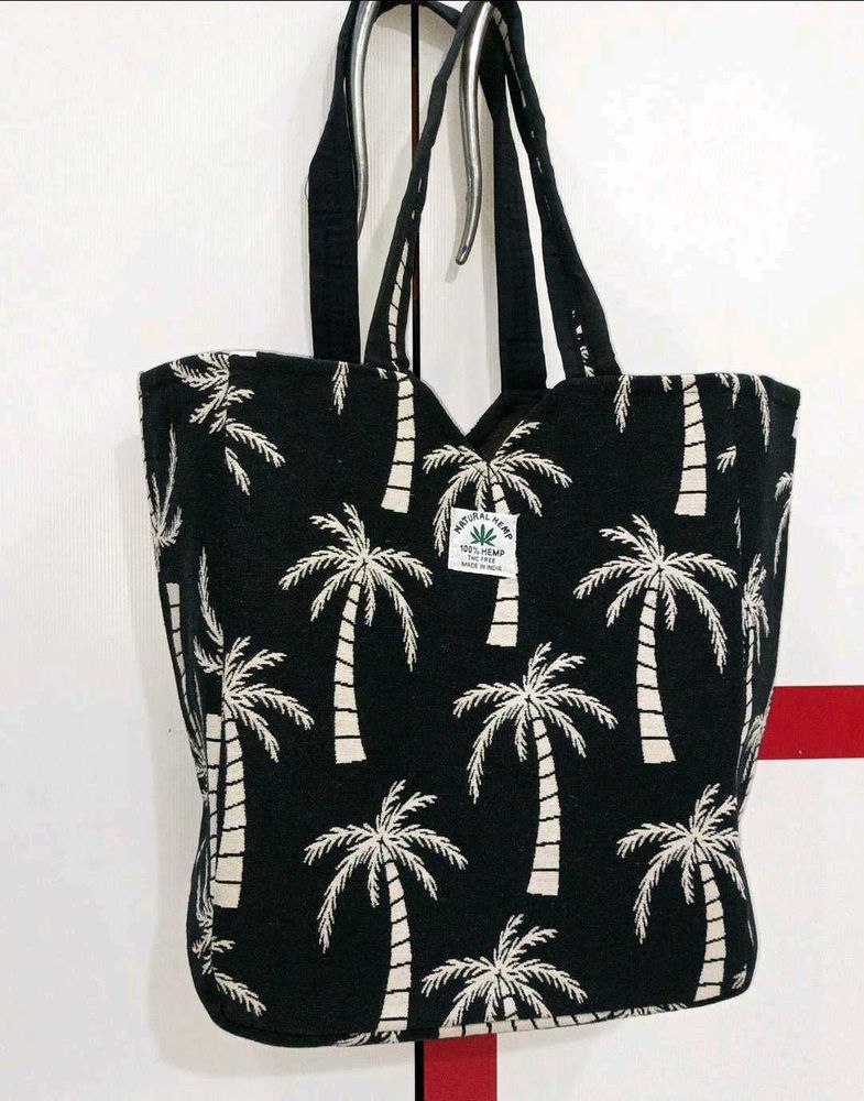 Palm Print Tote Bag