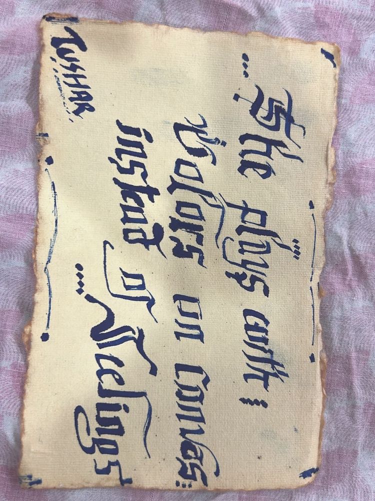 Original Calligraphy Art - Quotes Gift - Tlttrs