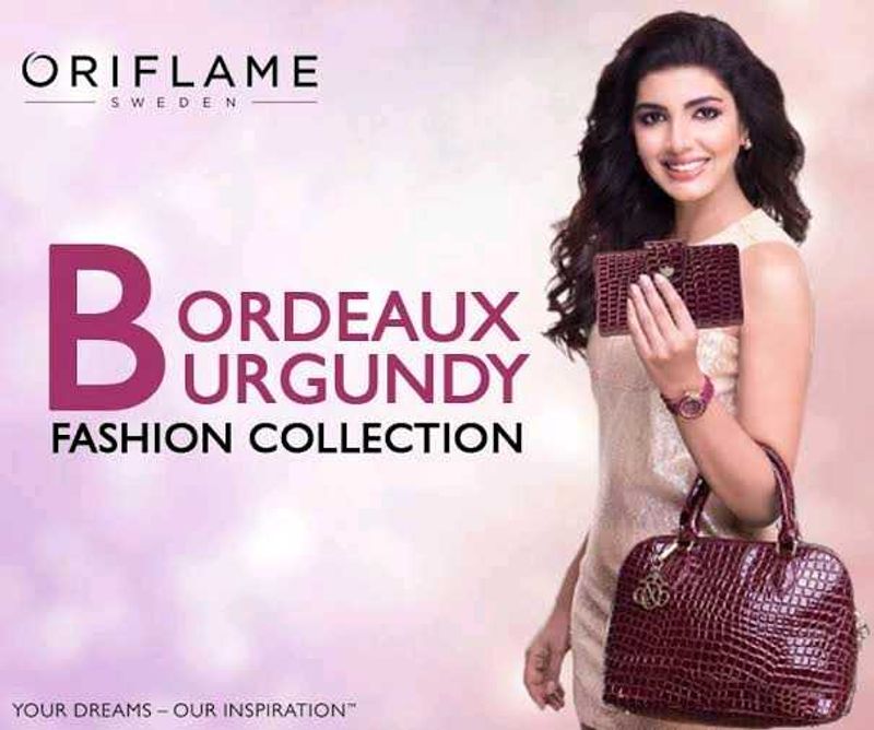 Oriflame Burgundy Fashion Bag