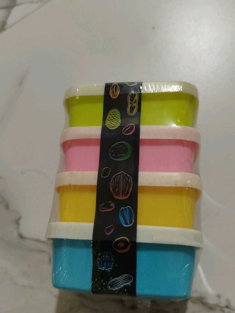 Colorful Food Storage Containers