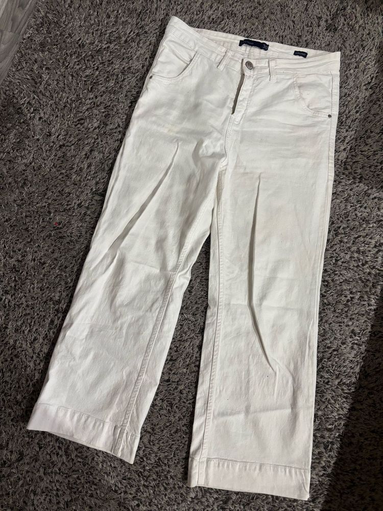 Paper Bag Bootcut Jeans
