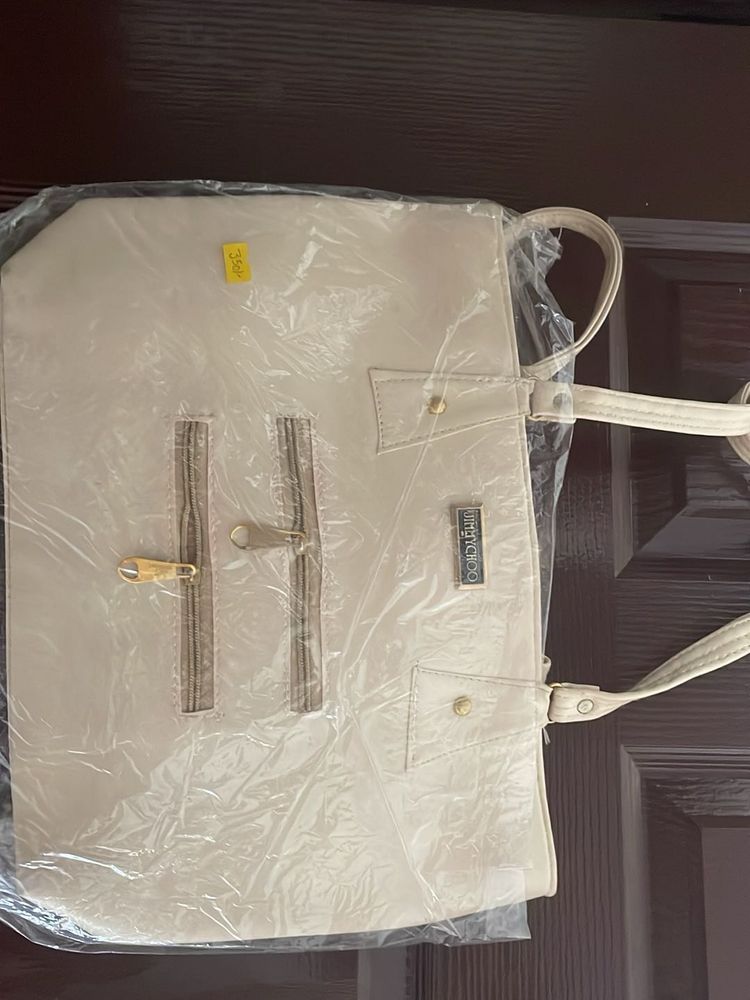 Elegant Beige Tote Bag