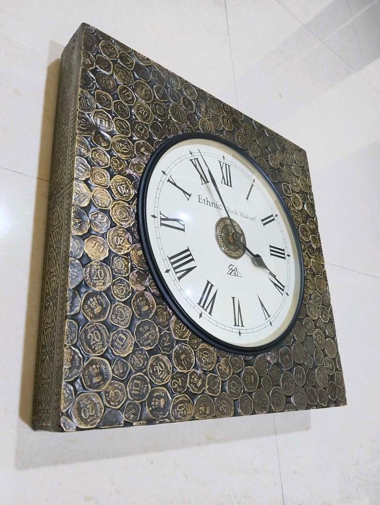 Ethnic Artifacts Clock