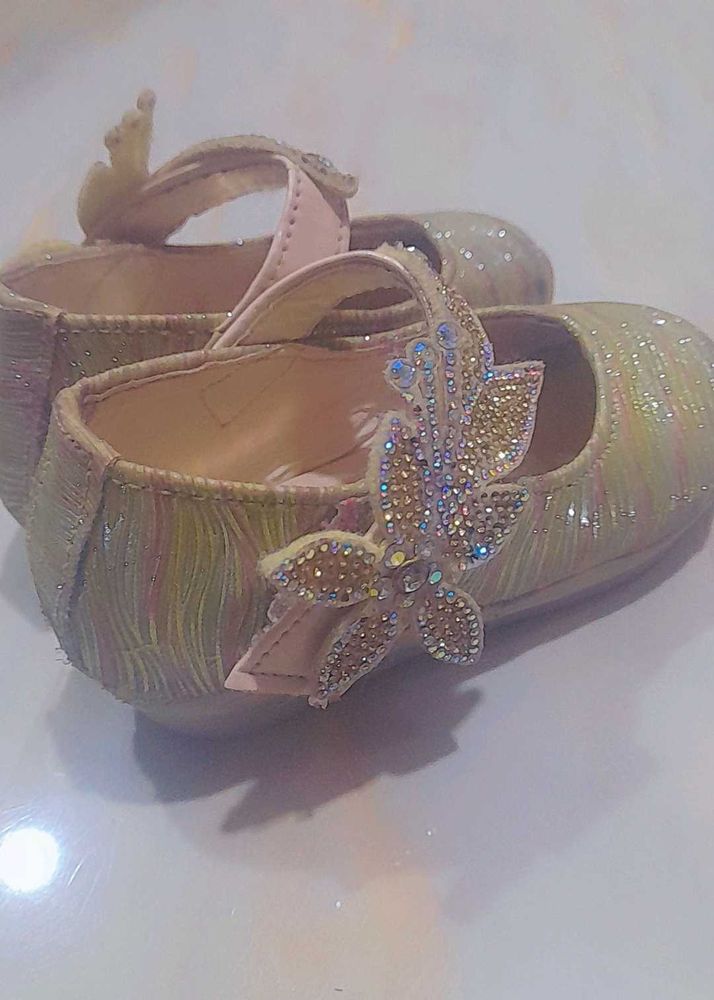 Sparkly Flower Girl Shoes