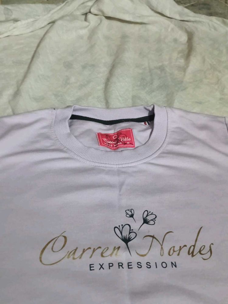 Carren Nordes Expression Graphic Lav. Sweatshirt