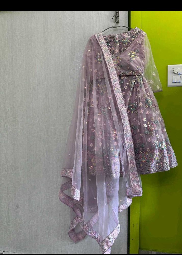 Wedding Purple Lehenga