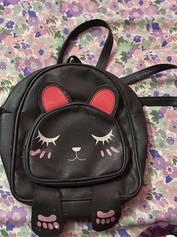 Cute Kitty Mini Backpack