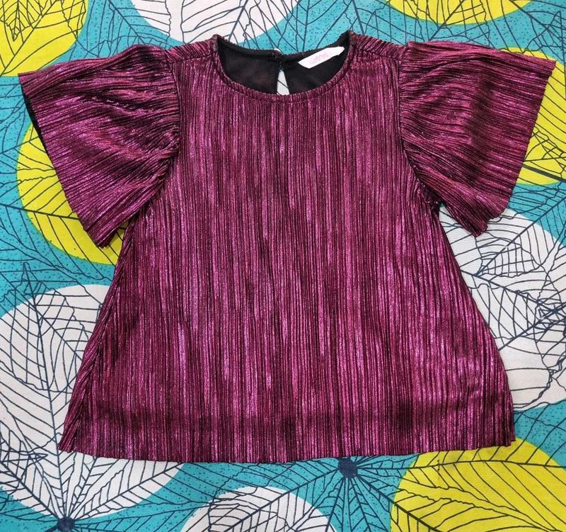 Shimmery Purple Top