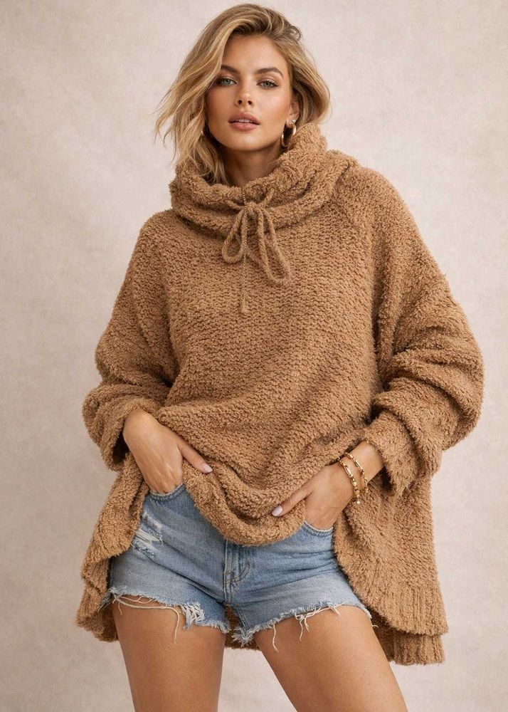 🎁Buy1 Get1 Free Cozy Brown Knit Sweater I