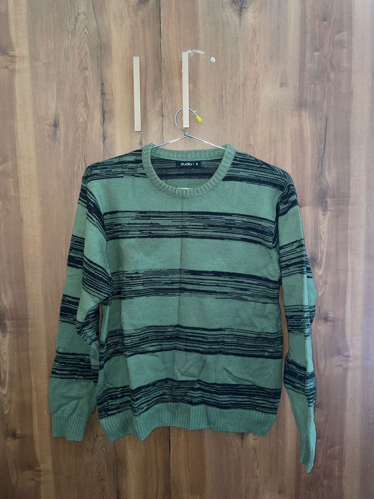 Striped Green Sweater