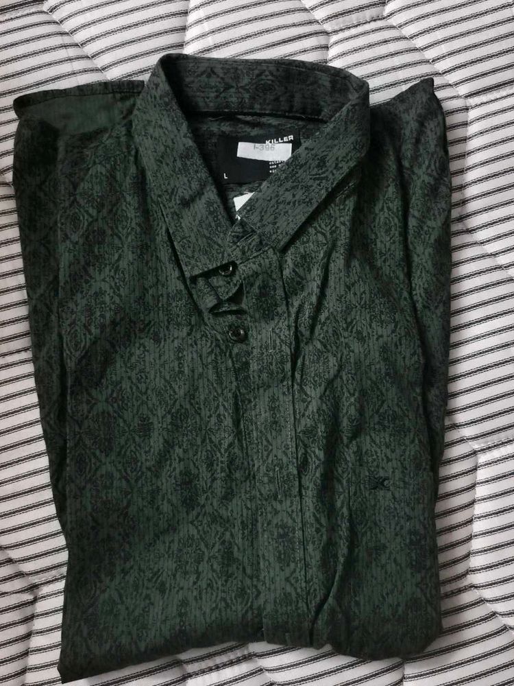 KILLER Printed Cotton Slim Fit Mens Casual Shirt