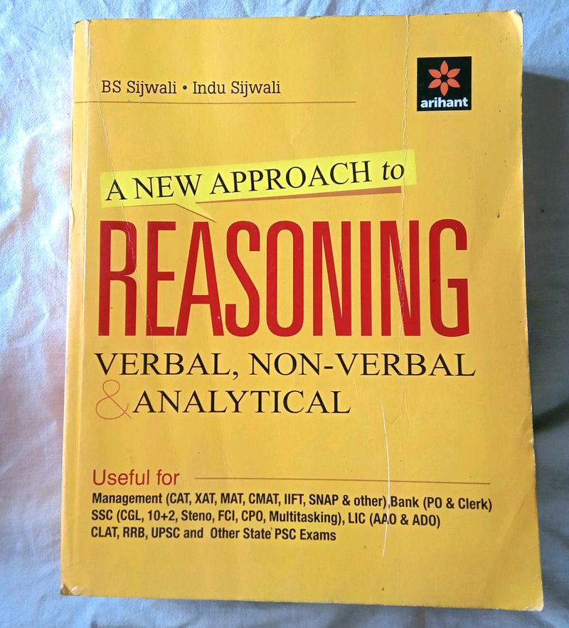 COMPETITIVE REASONING Book By BS Sijwali And Indu