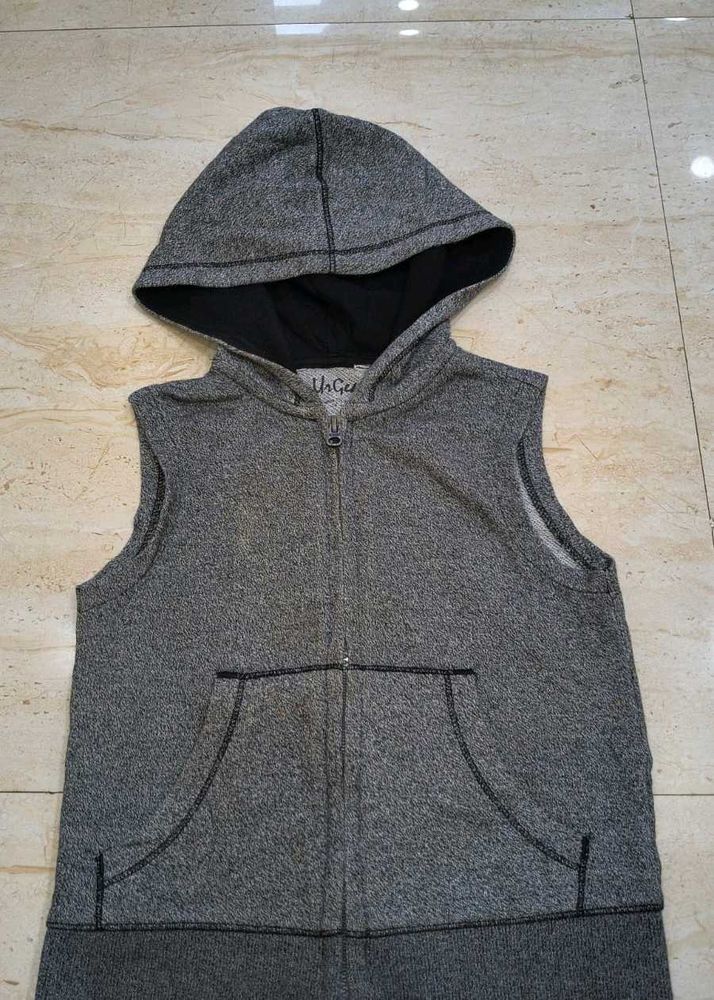Kids Sleeveless Hoodie