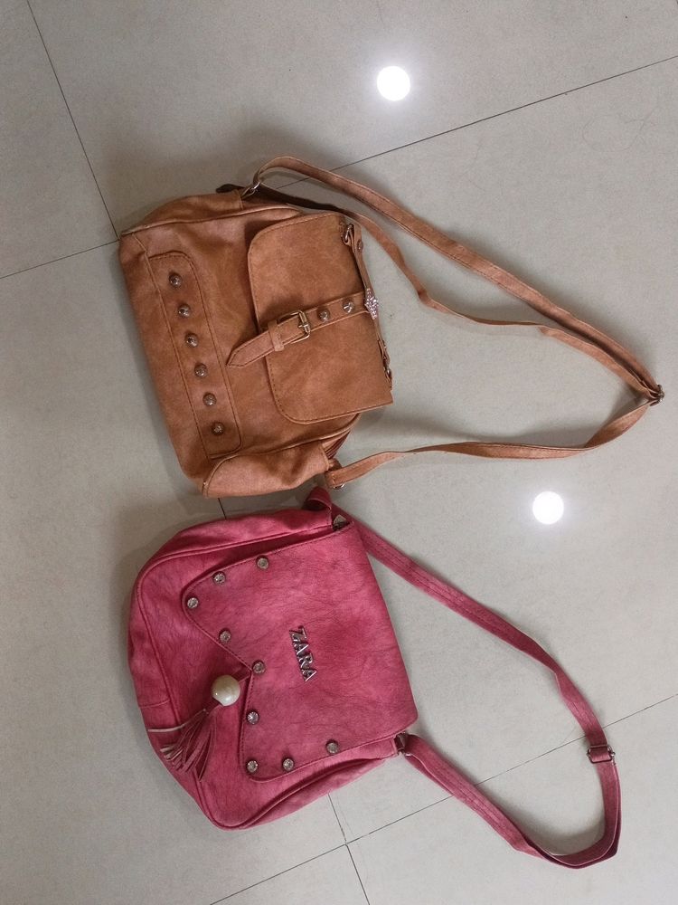 Two Handbags In Combo