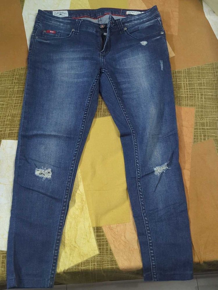 Lee Cooper Distressed Jeans