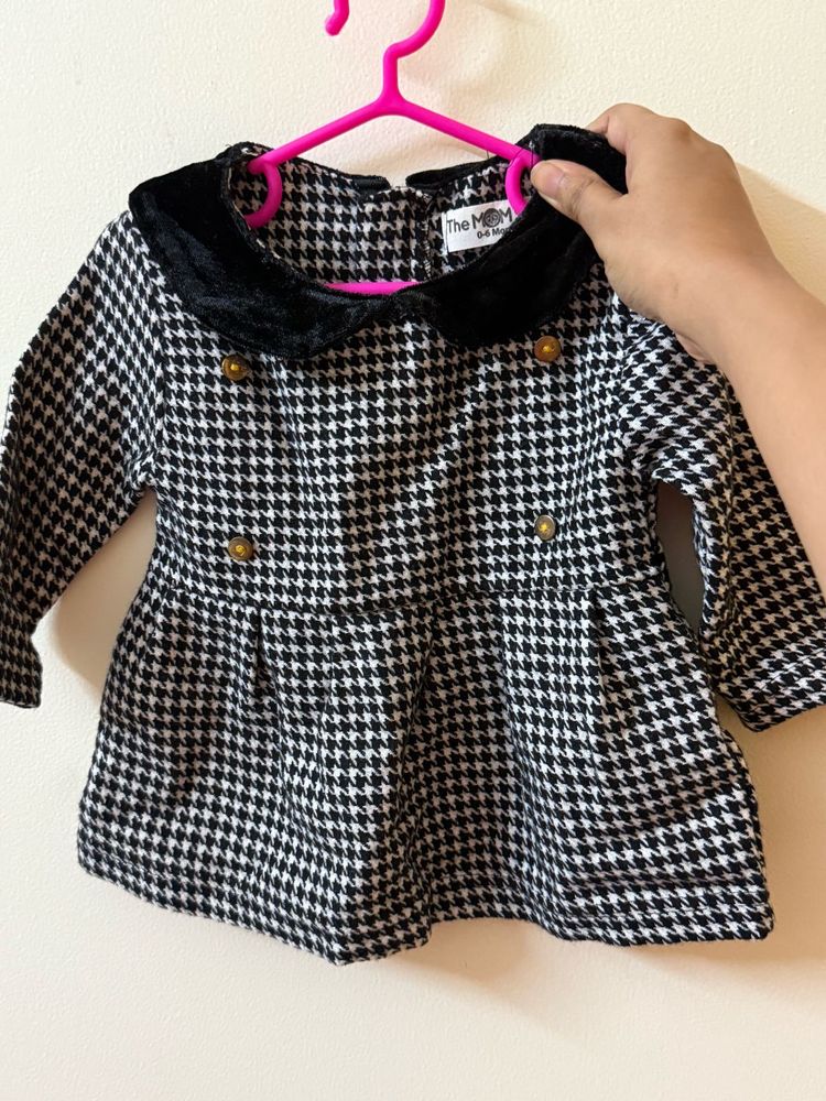 Houndstooth Baby Dress