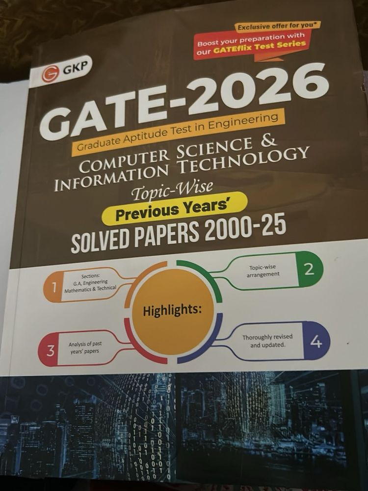 GATE 2026 Computer Science Solved Papers