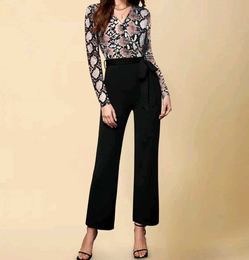 Stylish Print Jumpsuit