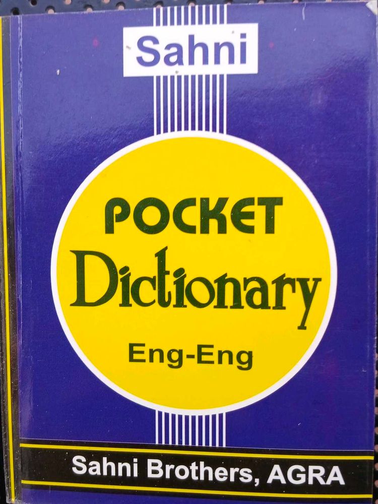 Sahni Pocket Dictionary