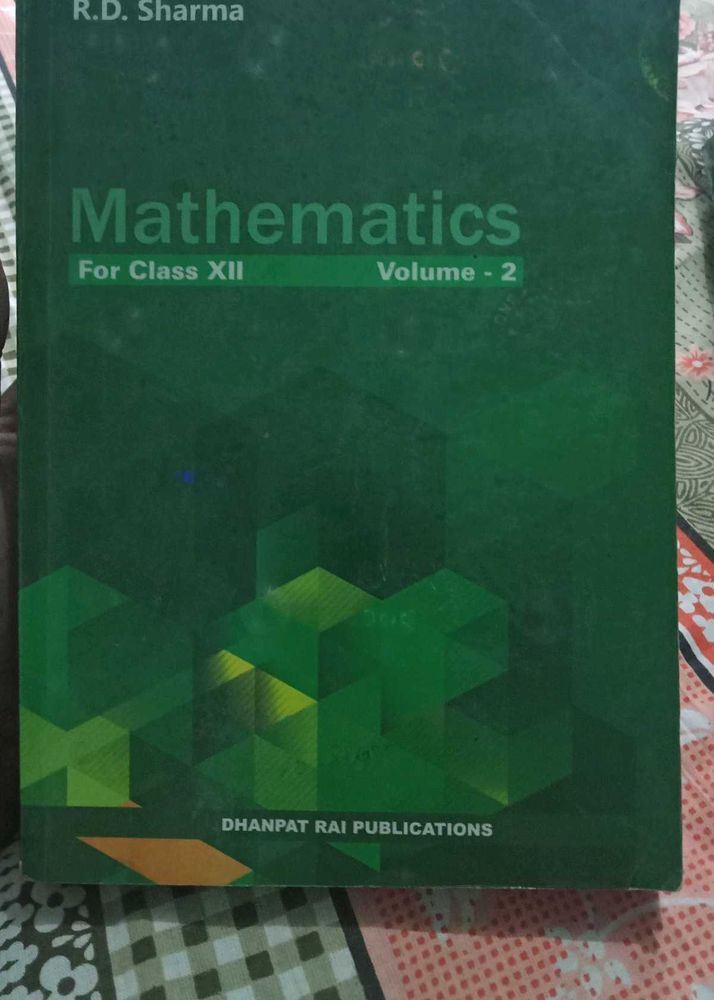 R.D. Sharma Mathematics Class XII Vol-2