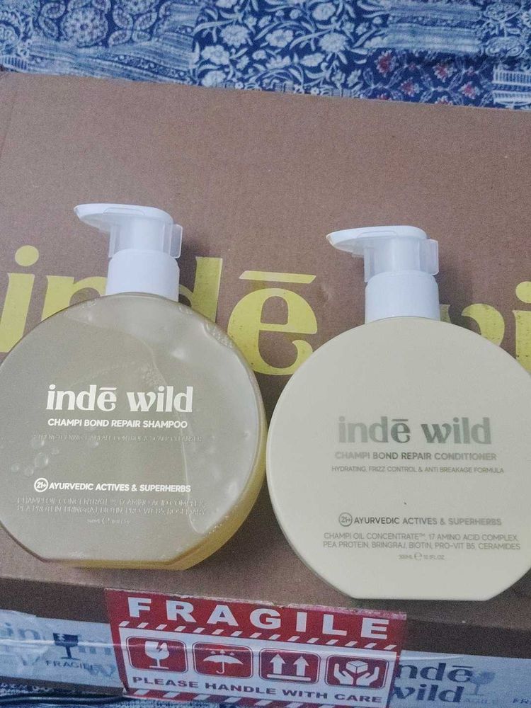 inde wild new shampoo and conditioner
