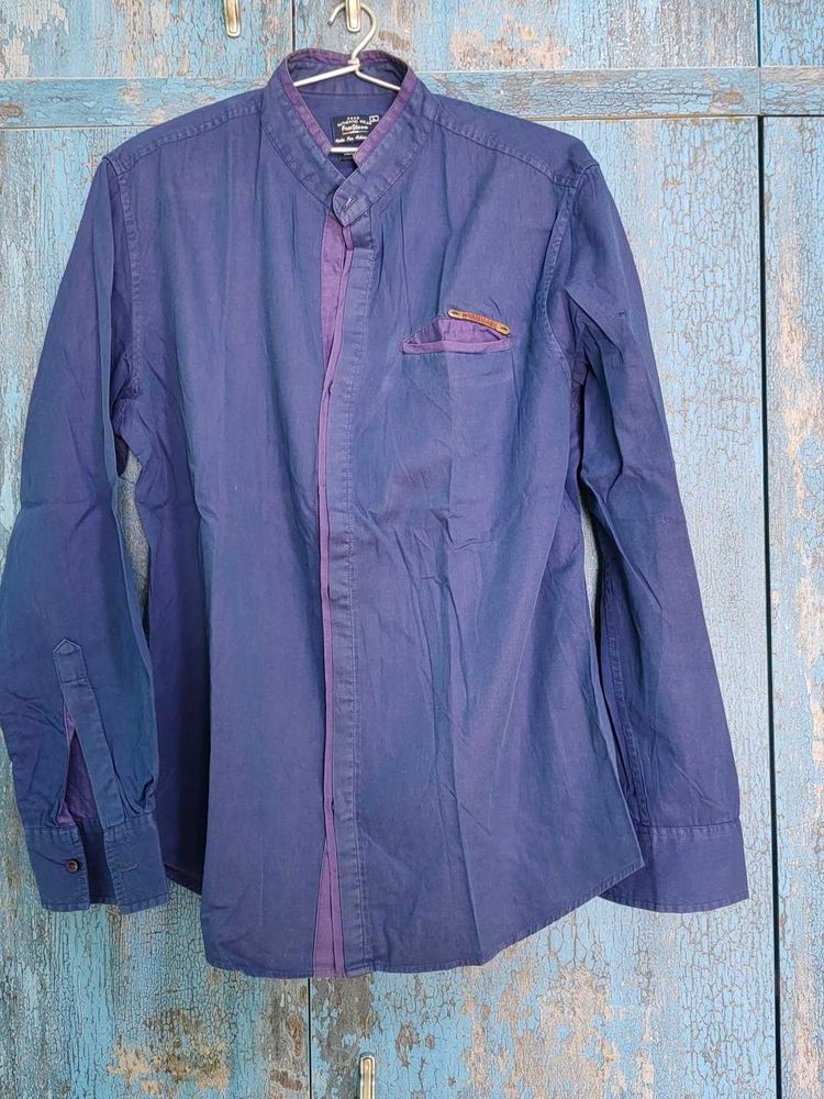 Stylish Blue Men&#39;s Shirt