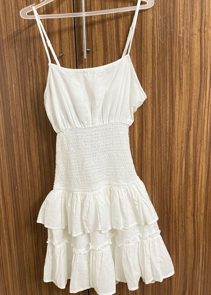 Ruffle Backless Dress