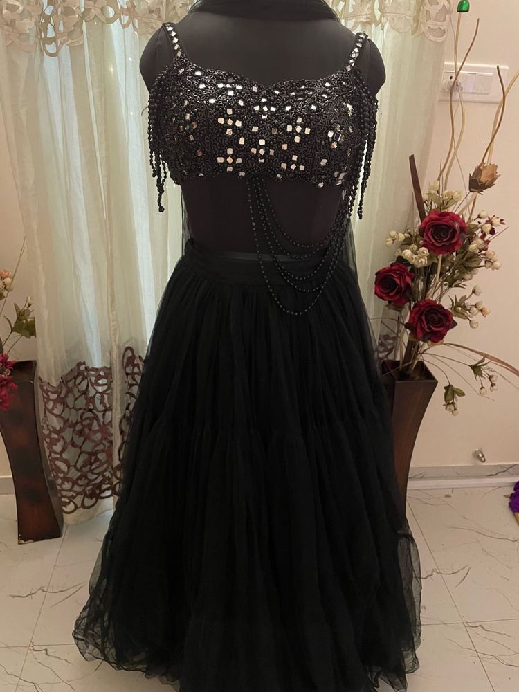 Black Embellished Lehenga Choli