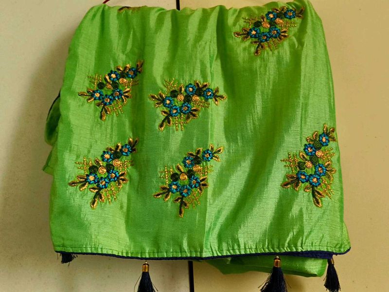 Elegant Embroidered Saree