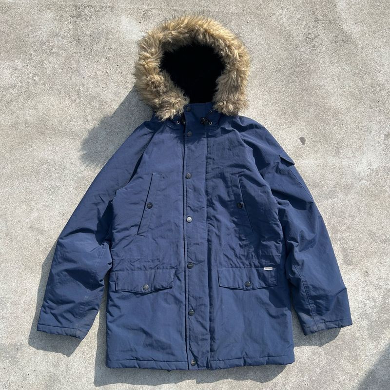 Carhartt WIP Men&#39;s NavyFur Anchorage ParkaJacket