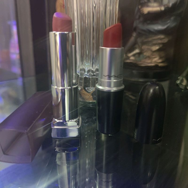 Red and Pink Lipstick