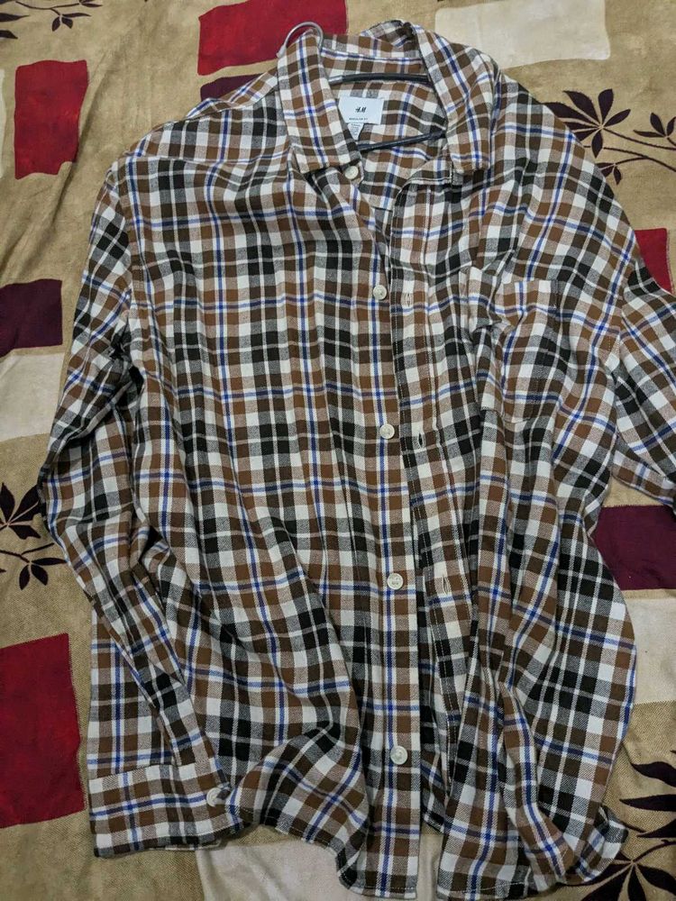 HM Plaid Flannel Shirt