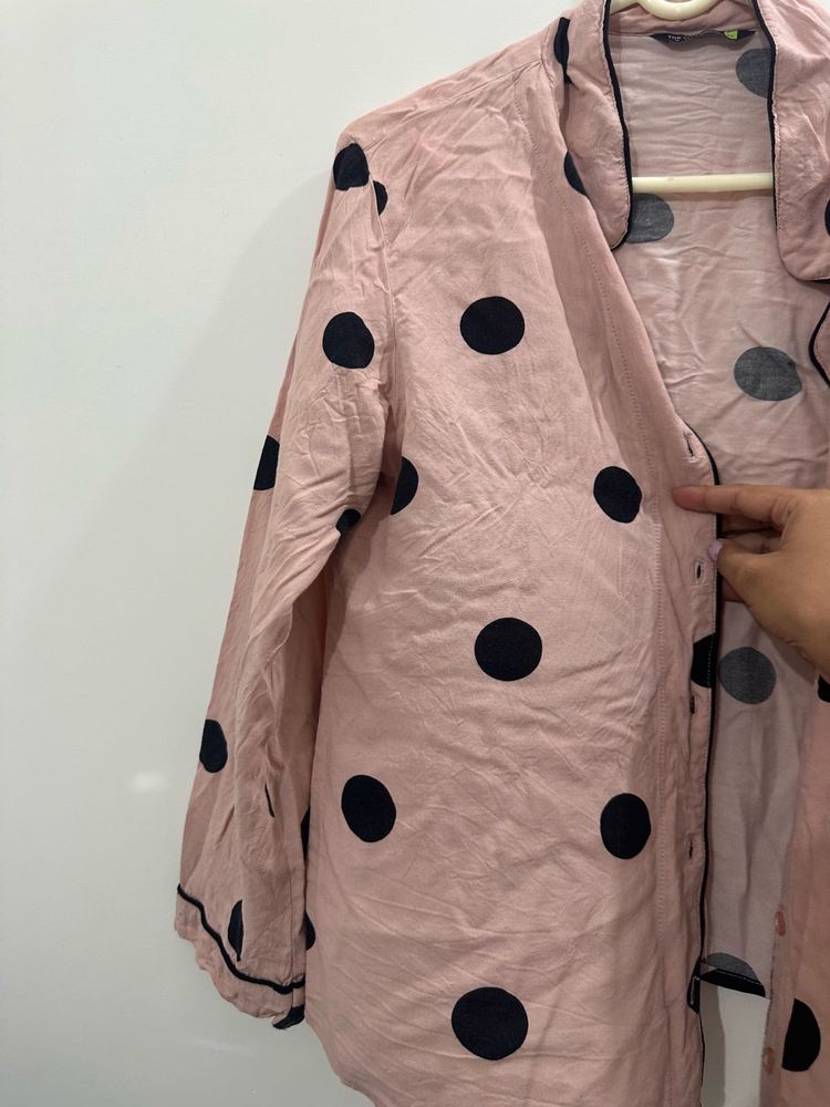 Black Polka Dots, Bust- 36