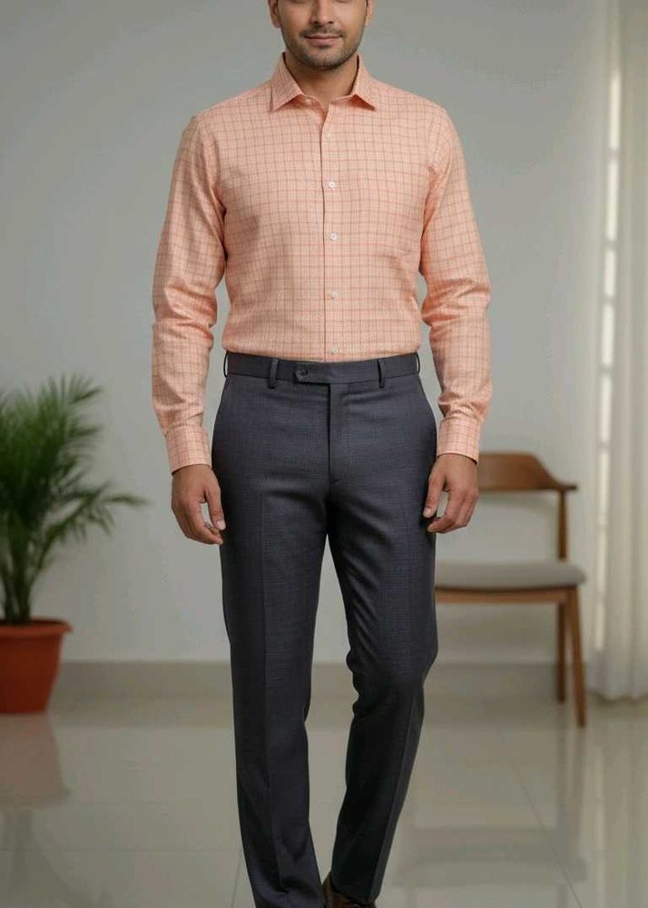 Men's Checked unstriched formal shirt