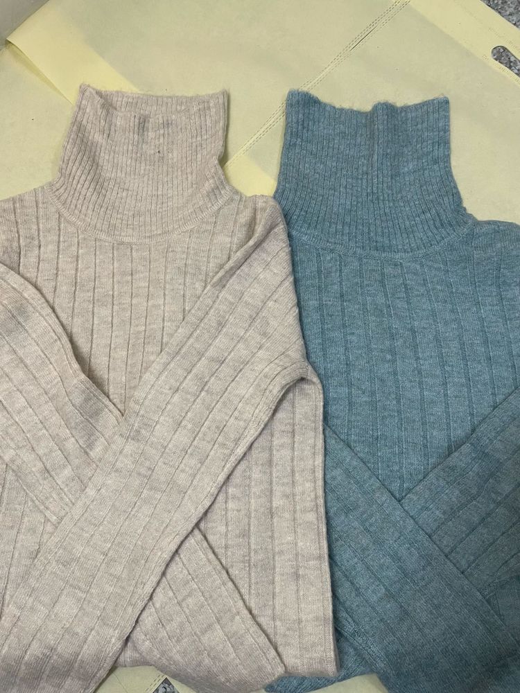 Cozy Knit Turtleneck Sweaters (Set of 2)