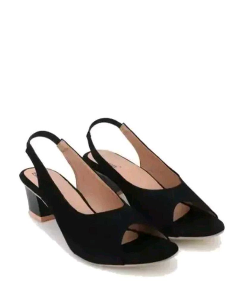 Black Slingback Heels