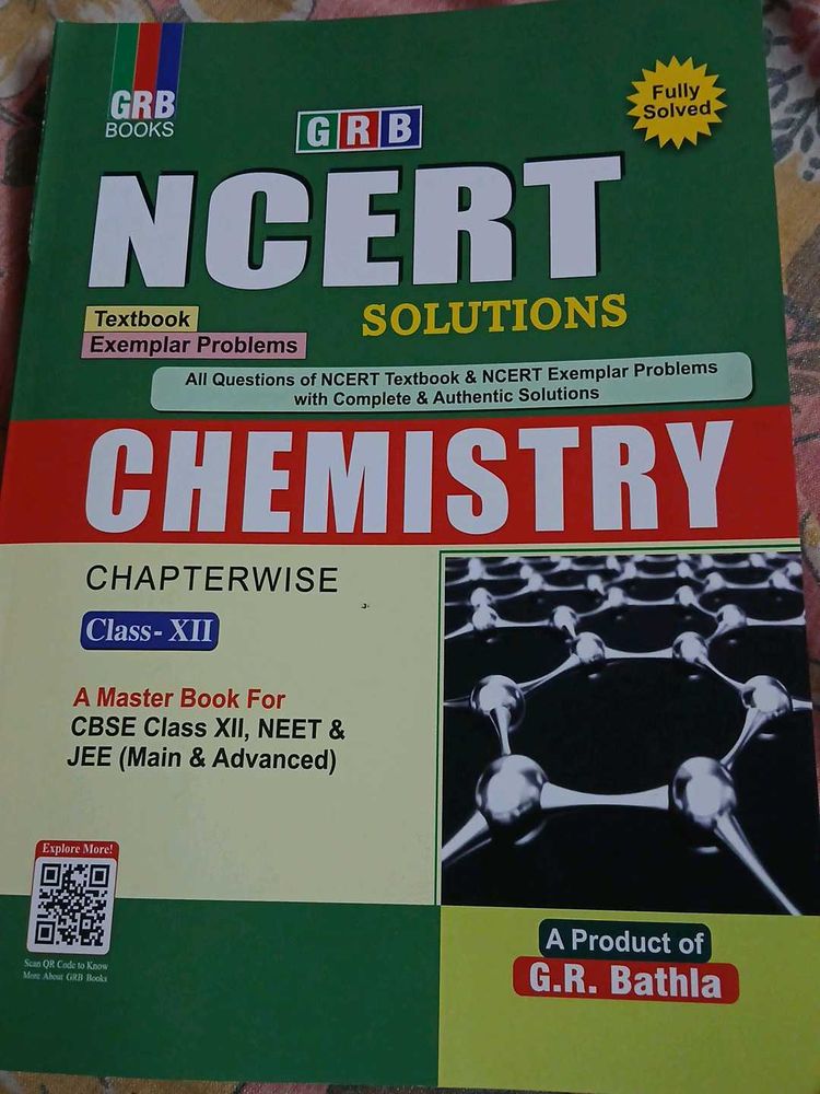 Chemistry NCERT Guide For Class XII / 2nd PUC