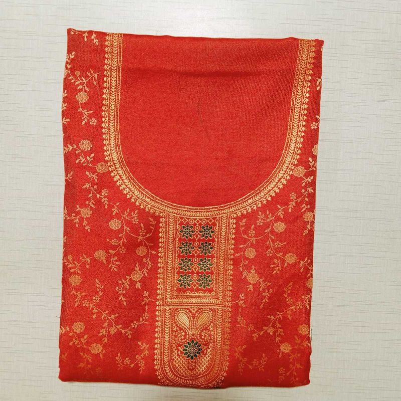 Elegant Red Ethnic Dress Material