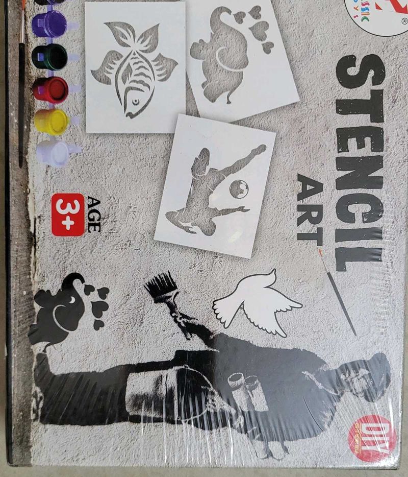 Brand New Educational Stencil Art DIY Kit For Kids