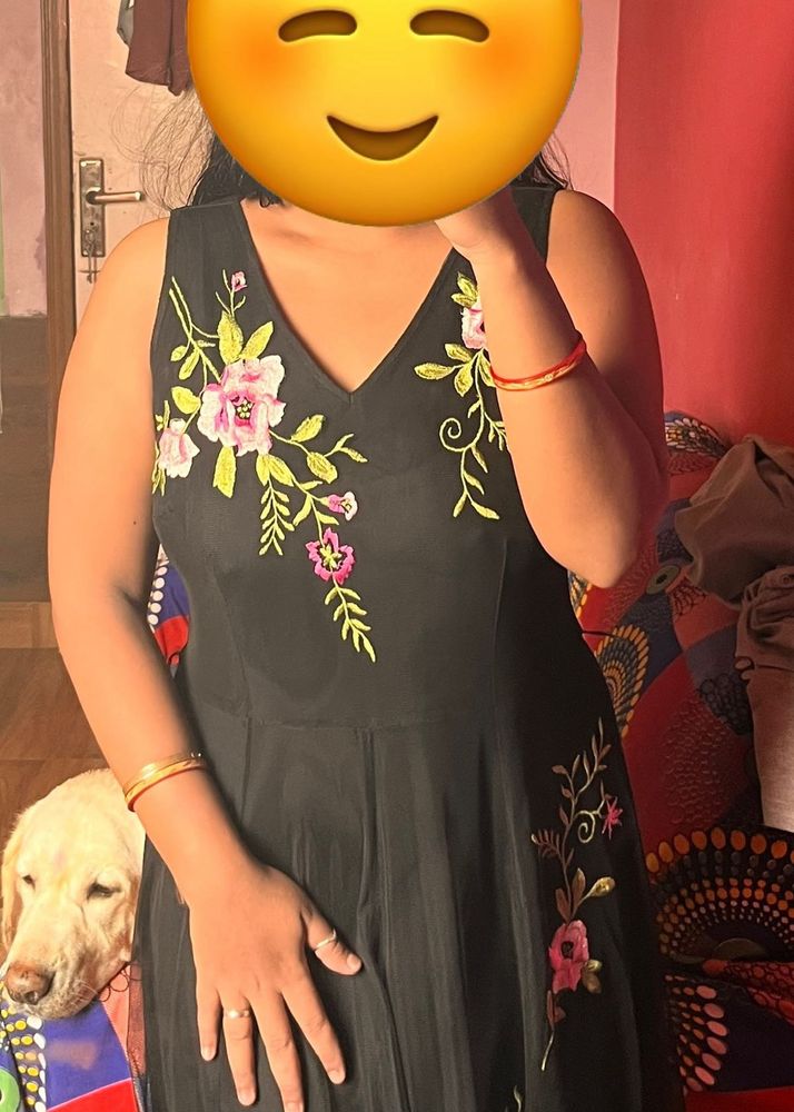 Floral Embroidered Dress