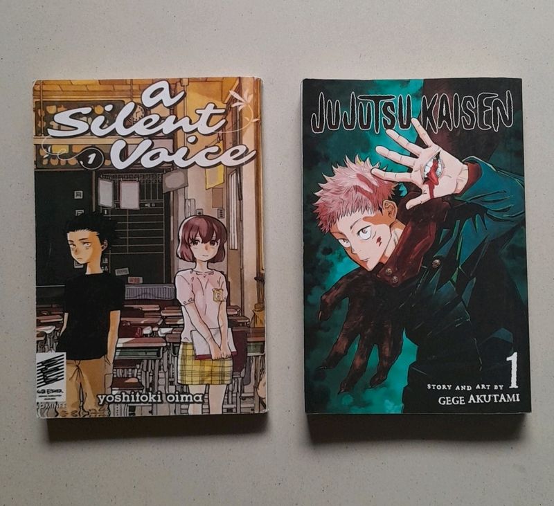 JJK OG VOL 1 + A SILENT VOICE MANGA