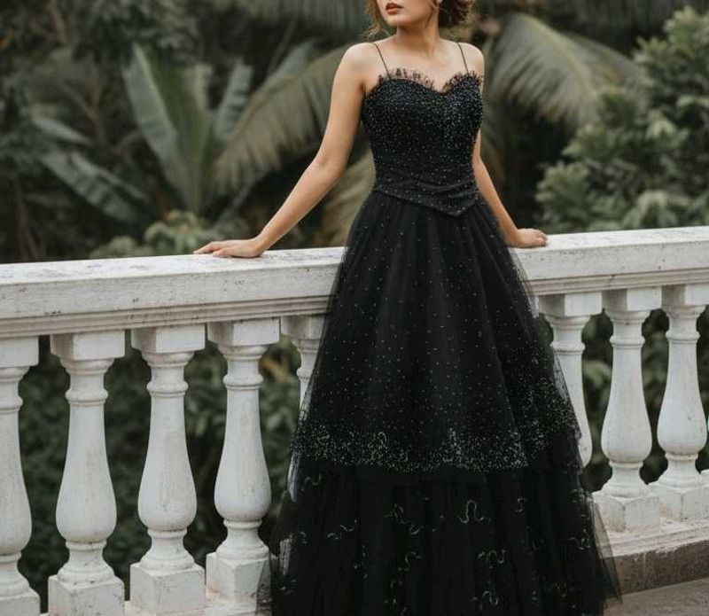 🖤 Embellished Gown