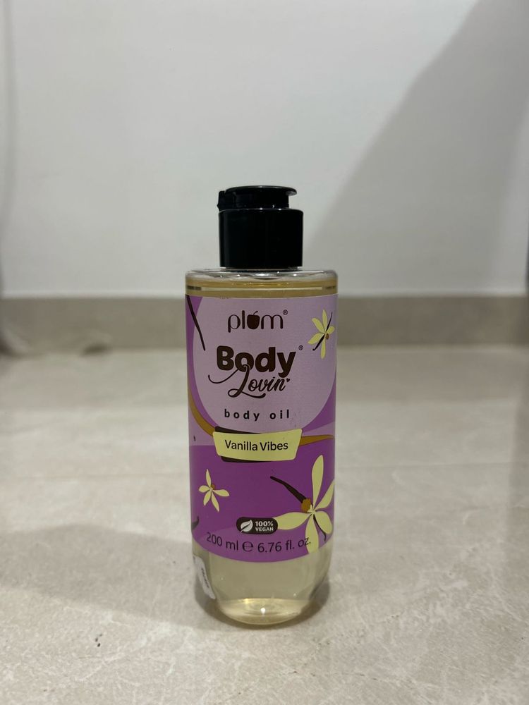 Plum Body Oil Vanilla vibes