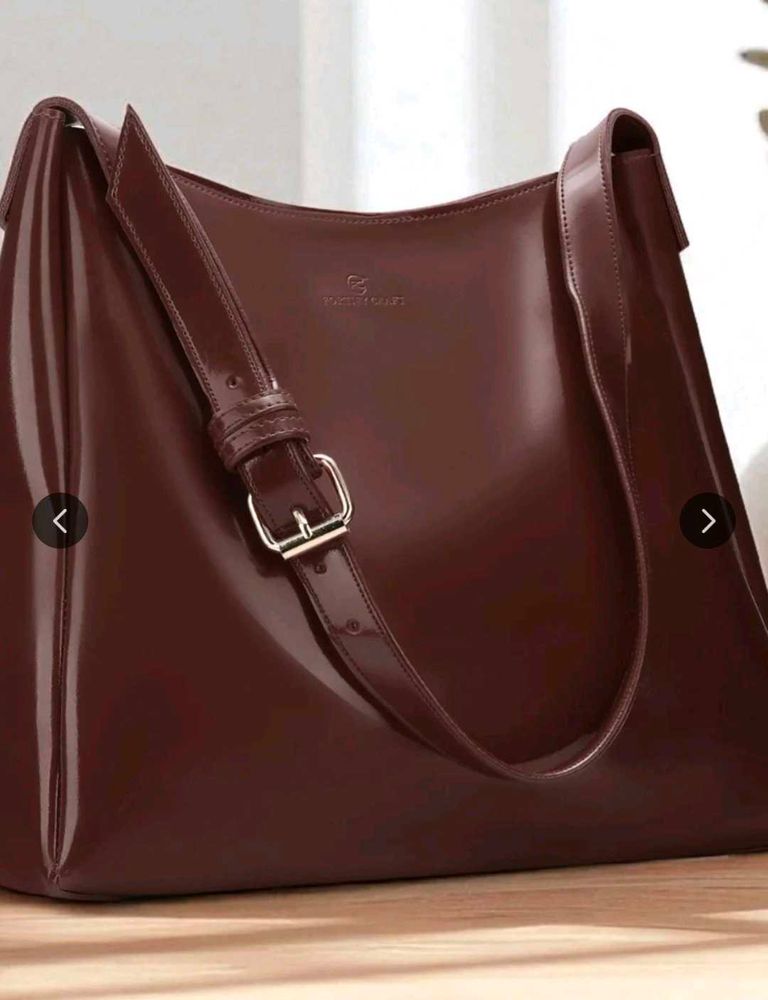 Elegant Maroon Tote Bag