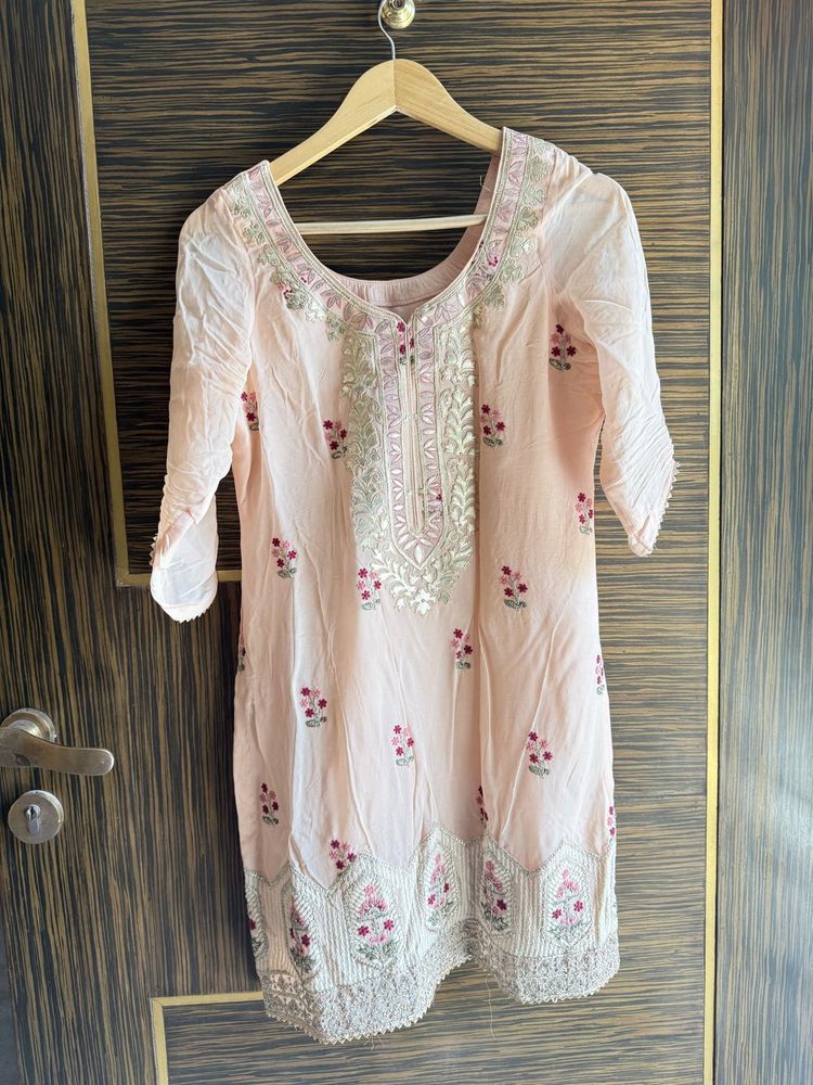 Elegant Embroidered suit set ( check Description)