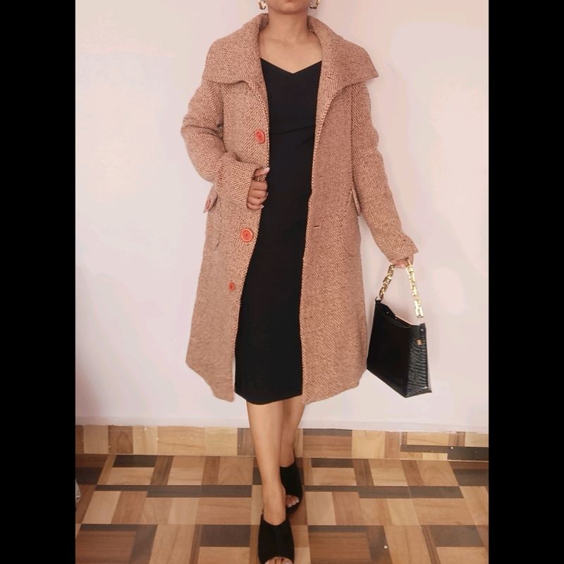 Pinkish Long Coat