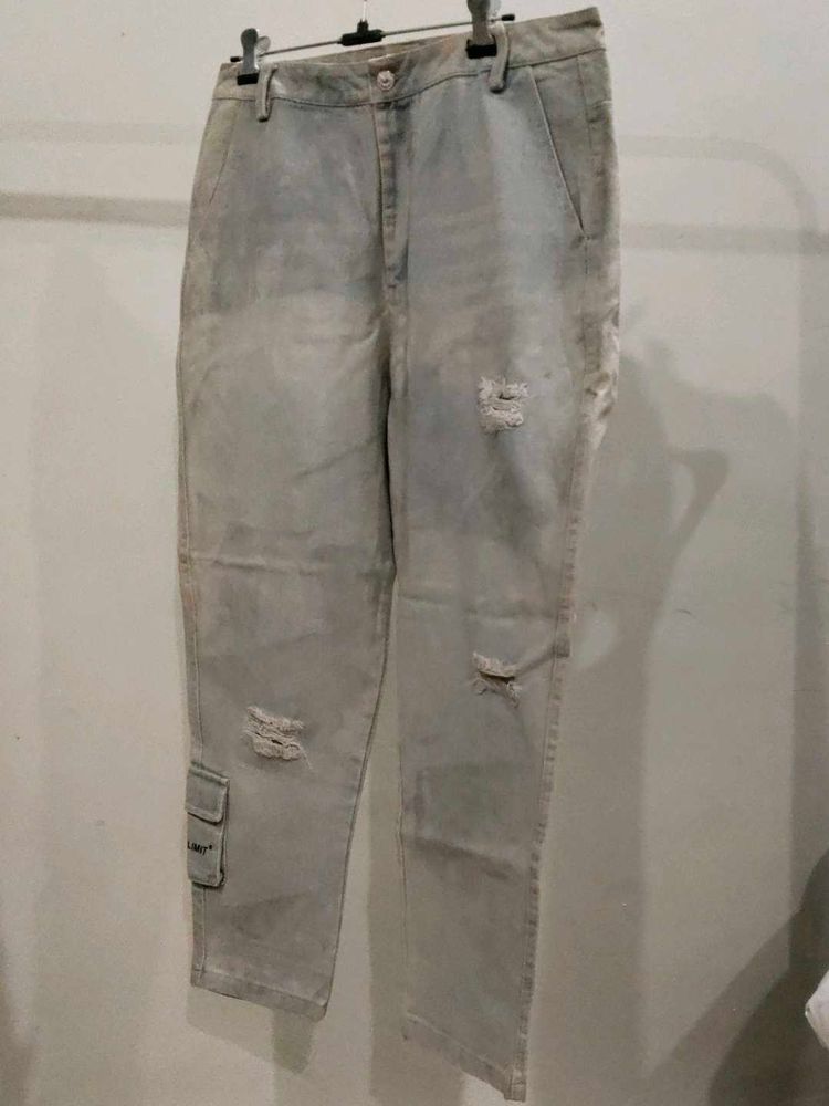 Distressed Denim Jeans